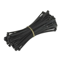 Whites Cable Ties 195 x 4.8mm (100/Bag) - Black