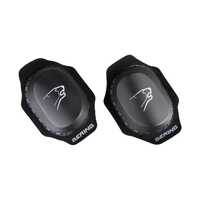 Bering Knee Sliders Black/White Pair