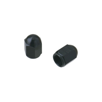 Drc Valve Caps Alloy | Black | 2 Pcs
