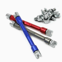Drc Spoke Wrench Pro Mini | 8 Tips | 4.0-6.2mm | Ti Colour