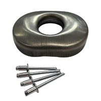 DEP Pipes 2 Stroke Oval Aluminium End Cap