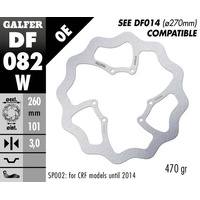 Galfer Standard Floating Front Wave Rotor