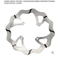 O/SIZED SOLID MOUNT FRONT WAVE ROTOR