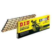 DID #520 DZ2 Racing Chain 120L RJ - Clip GOLD
