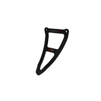 Exh Hanger, BLACK with RED logo, RHS, Kawasaki Z H2 '20-