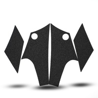 R&G Tank Traction Grip Kit - Caponord 1200 / 1200 Rally Traction Grips 4-Grip Kit (Clear)