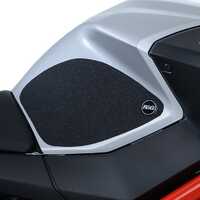 R&G Tank Traction Grip Kit - Aprilia Shiver 900 Traction Grips: 2-Grip Kit (Clear)