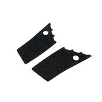 R&G Tank Traction Grip Kit - Zero DSR '19- Traction Grips : 2-Grip Kit (Black)