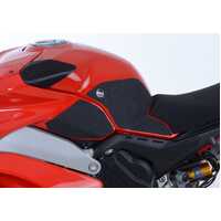 R&G Tank Traction Grip Kit - Duc Panigale V4/V4S/Speciale Traction Grips 4-Grip Kit (Black)