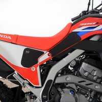 R&G Tank Traction Grips CRF300L & Rally '21- (4 piece) (Clear)