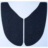 R&G Tank Traction Grip Kit - ZX10R TRAC/PADS'04-'05 2PC (Black)