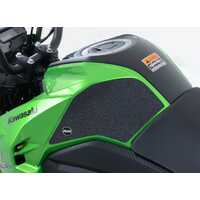 R&G Tank Traction Grip Kit - Kawasaki Z 125 Traction Grips : 2-Grip Kit (Black)