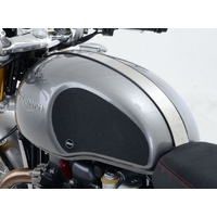 R&G Tank Traction Grip Kit - Triumph Thruxton 1200 / 1200R : 2-Grip Kit (Black)