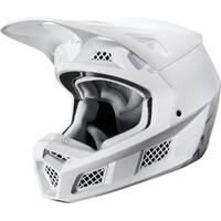 Fox V3 Solids Helmet ECE 2020 - White/Silver