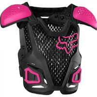 Fox Youth R3 Motorcycle Protection - Black/Pink
