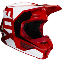 Fox Youth V1 Prix Helmet ECE - Flame Red