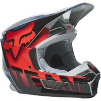 Fox 2022 V1 Trice Helmet - Grey/Orange