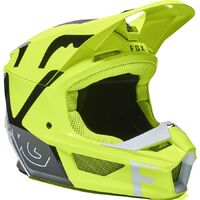 Fox 2022 V1 Skew Helmet - Fluro Yellow