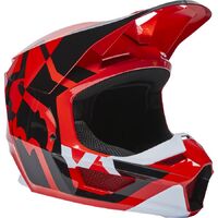 Fox 2022 V1 Lux Helmet - Fluro Red