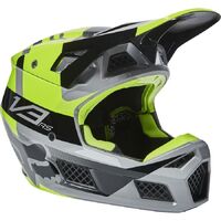 Fox 2022 V3 RS Riet ECE Helmet - Fluro Yellow