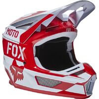 Fox 2022 V2 Nobyl Helmet - Flame Red