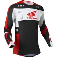 Fox 2022 Flexair Honda Jersey - Fluro Red