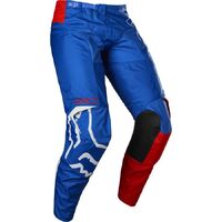 Fox 2022 180 Skew Pants - White/Red/Blue