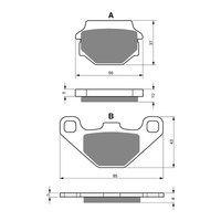 GOLDfren Brake Pads Sintered Sports GF005 - S3 (PH75)