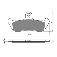 GOLDfren Brake Pads GF006 - S3