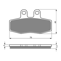 GOLDfren Brake Pads Sintered Sports GF010 - S3 (PH241)