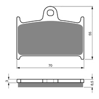 GOLDfren Brake Pads Sintered Sports GF017 - S3 (PH189 / PH50)