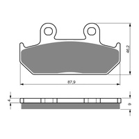 GOLDfren Brake Pads Sintered Sports GF024 - S3 (PH41)