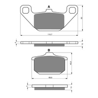 GOLDfren Brake Pads Sintered Sports GF037 - S3 (PH26)