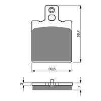 GOLDfren Brake Pads GF038 - K5