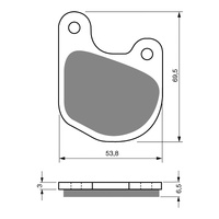 GOLDfren Brake Pads Sintered Sports GF059 - S3 (PH71)