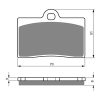 GOLDfren Brake Pads GF064 - K5