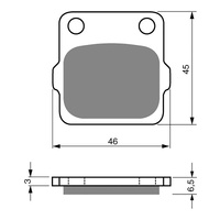 GOLDfren Brake Pads GF077 - S3