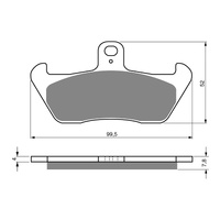 GOLDfren Brake Pads GF089 - S3