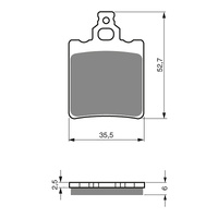 GOLDfren Brake Pads GF096 - S3