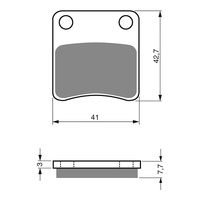 GOLDfren Brake Pads Sintered Sports GF110 - S3 ( PH148 )