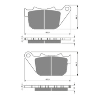GOLDfren Brake Pads Sintered Sports GF274 - S3 ( PH339 )