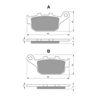 GOLDfren Brake Pads Sintered Sports GF306 - S3 ( PH427 )