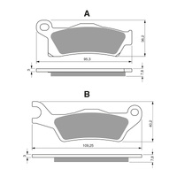 GOLDfren Brake Pads GF310 - K1