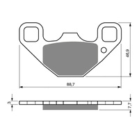 GOLDfren Brake Pads GF337 - K5