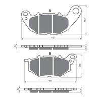 GOLDfren Brake Pads GF369 - GP5 - Indent