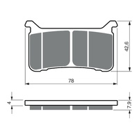 GOLDfren Brake Pads GF386 - S33
