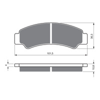 GOLDfren Brake Pads Off-Road Racing GF389 - K5