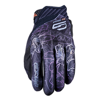 Five 'RS3 Evo' Ladies Street Gloves - Flower Boreal [Size: 7 / XS]