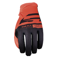 Five 'MXF4' MX Gloves - Core Fluro Orange [Size: 10 L]