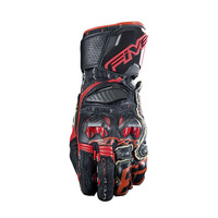 Five 'RFX Race' Racing Gloves - Black/Red [Size: 9 / M]
